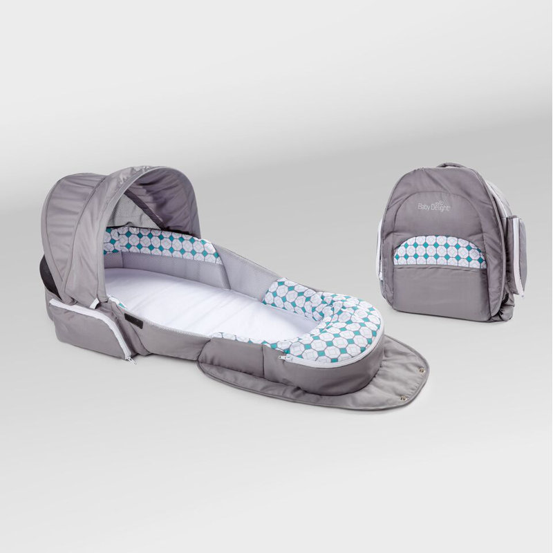 Harriet Bee Eula Snuggle Nest Traveler Geo Hex Moses Basket Wayfair